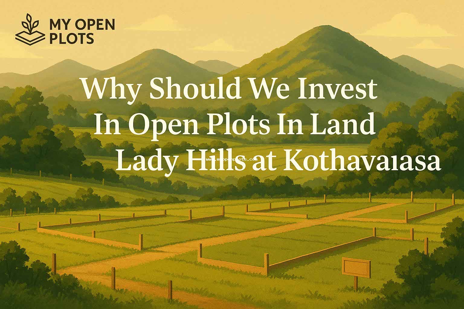 Why Should We Invest In Open Plots In Land Power Lady Hills at Kothavalasa
