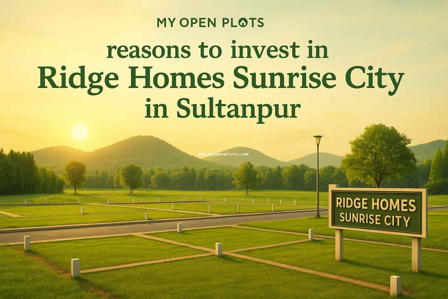 reasons to invest in Ridge Homes Sunrise City in Sultanpur