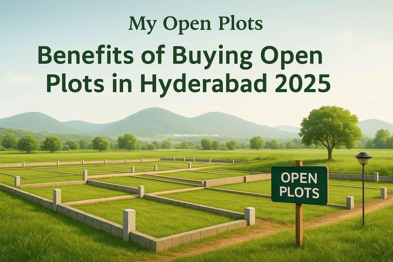 Benefits of Buying Open Plots in Hyderabad 2025