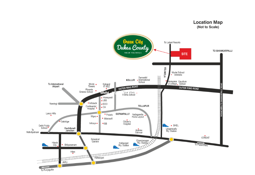 Green City Dukes County Open Plots For Sale in Shankarpally Price, Layout, Address